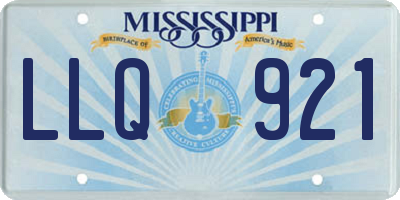 MS license plate LLQ921