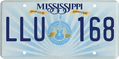 MS license plate LLU168