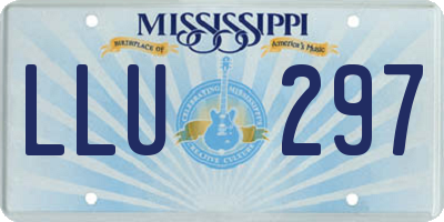 MS license plate LLU297