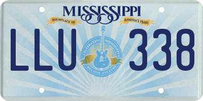 MS license plate LLU338