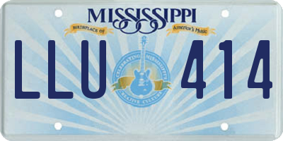 MS license plate LLU414