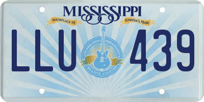 MS license plate LLU439