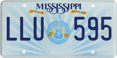 MS license plate LLU595