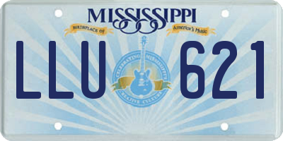 MS license plate LLU621