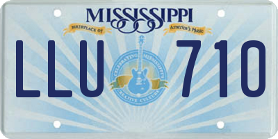 MS license plate LLU710
