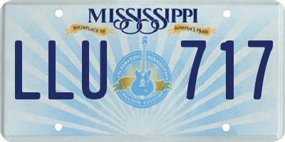 MS license plate LLU717