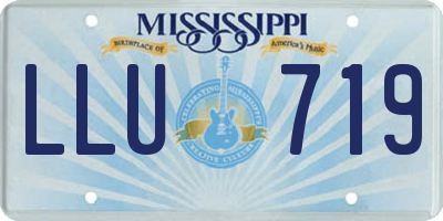 MS license plate LLU719