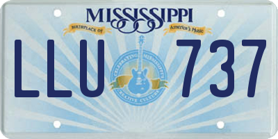 MS license plate LLU737