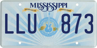MS license plate LLU873
