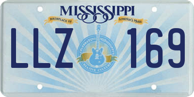 MS license plate LLZ169