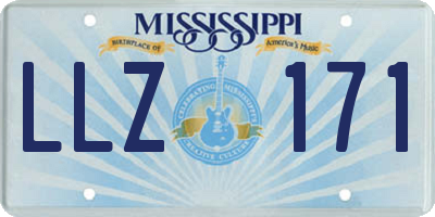 MS license plate LLZ171