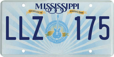 MS license plate LLZ175