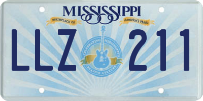 MS license plate LLZ211