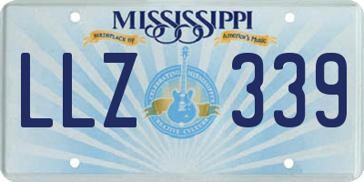MS license plate LLZ339