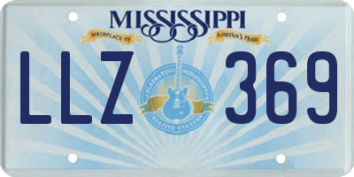 MS license plate LLZ369