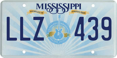 MS license plate LLZ439