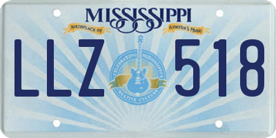 MS license plate LLZ518