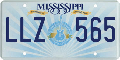 MS license plate LLZ565