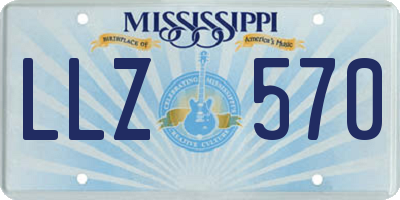 MS license plate LLZ570