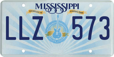 MS license plate LLZ573