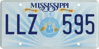MS license plate LLZ595