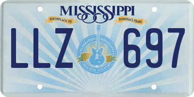 MS license plate LLZ697