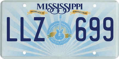 MS license plate LLZ699