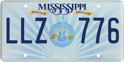 MS license plate LLZ776