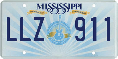 MS license plate LLZ911