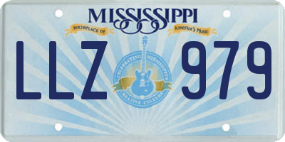 MS license plate LLZ979