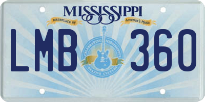 MS license plate LMB360