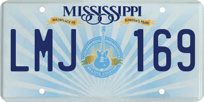 MS license plate LMJ169
