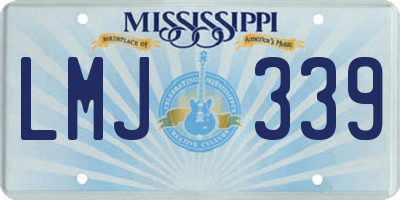 MS license plate LMJ339