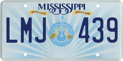 MS license plate LMJ439