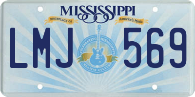 MS license plate LMJ569