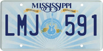MS license plate LMJ591