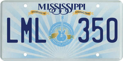 MS license plate LML350