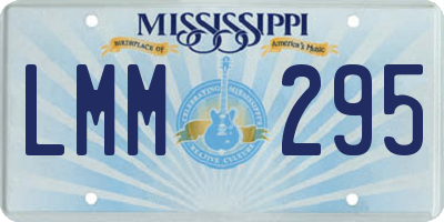 MS license plate LMM295