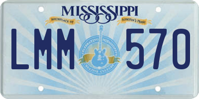 MS license plate LMM570