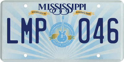 MS license plate LMP046