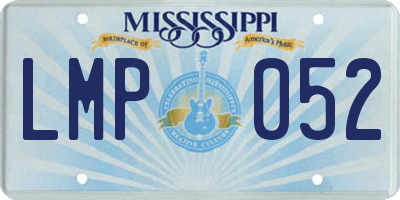 MS license plate LMP052