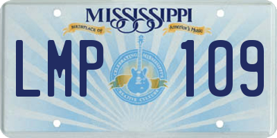 MS license plate LMP109