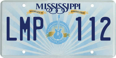 MS license plate LMP112