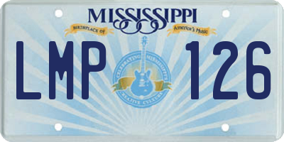 MS license plate LMP126