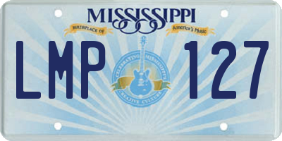 MS license plate LMP127