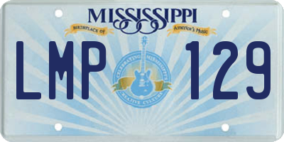 MS license plate LMP129