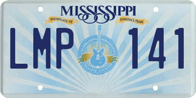 MS license plate LMP141
