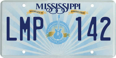 MS license plate LMP142