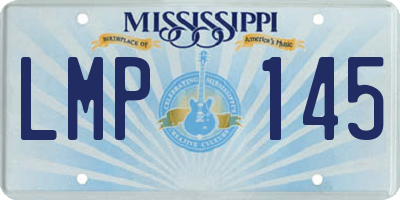 MS license plate LMP145