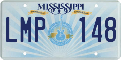 MS license plate LMP148